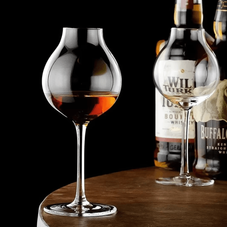 Professional Blender Whiskey Tasting Glass – Crystal Aroma Whisky Goblet for Bartenders