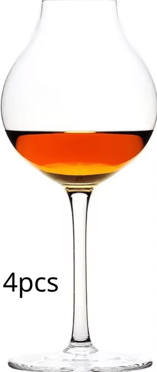 Professional Blender Whiskey Tasting Glass – Crystal Aroma Whisky Goblet for Bartenders