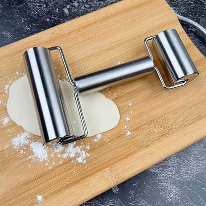 Dual-Sided Stainless Steel Non-Stick Dough Roller