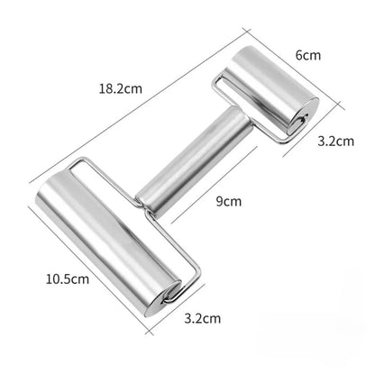 Dual-Sided Stainless Steel Non-Stick Dough Roller