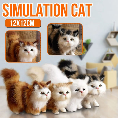 Realistic Simulation Soft Cat Plush Doll