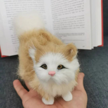 Realistic Simulation Soft Cat Plush Doll