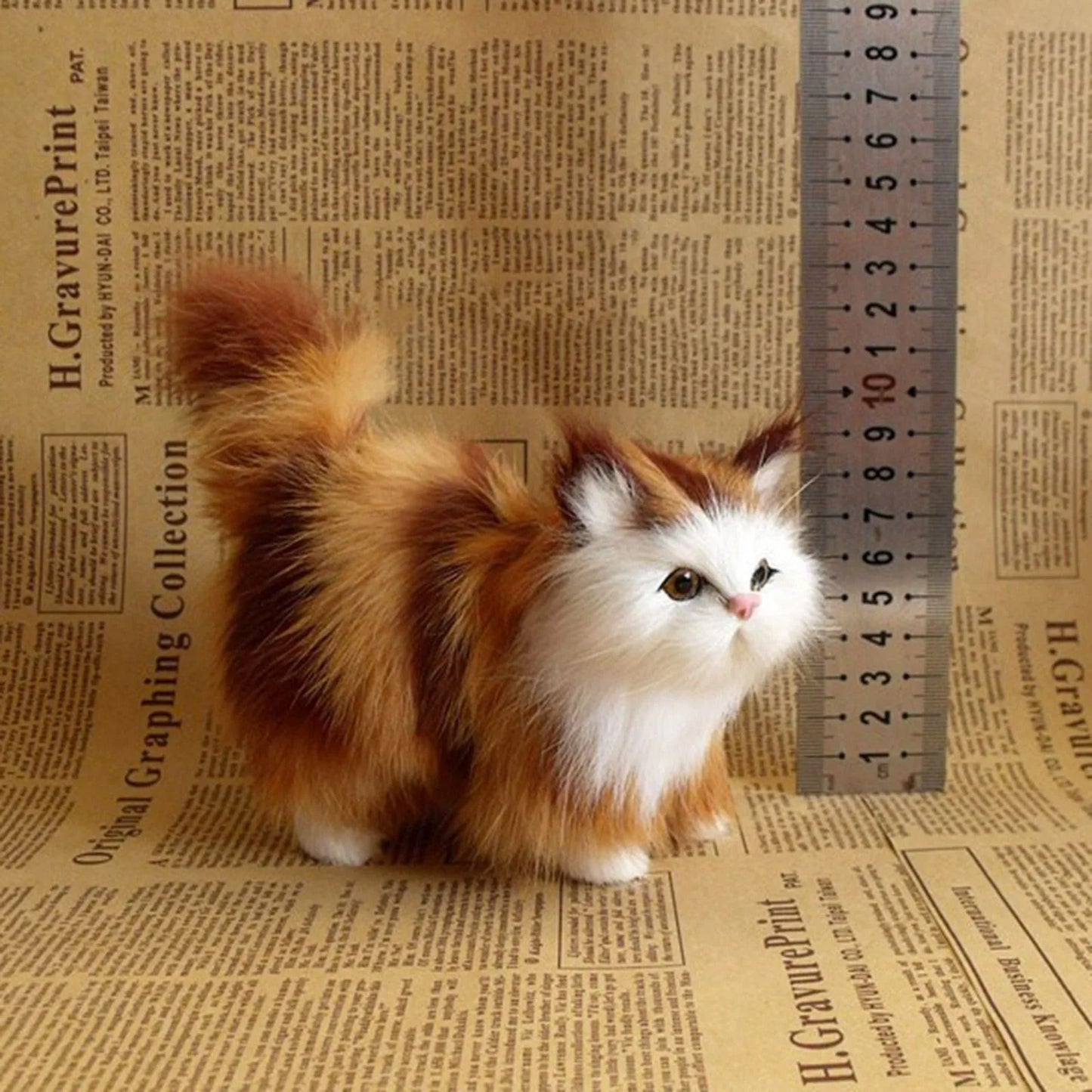 Realistic Simulation Soft Cat Plush Doll