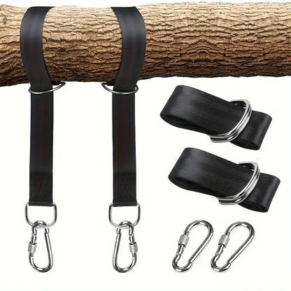 Heavy Duty Hammock Hanging Straps with Steel Hooks