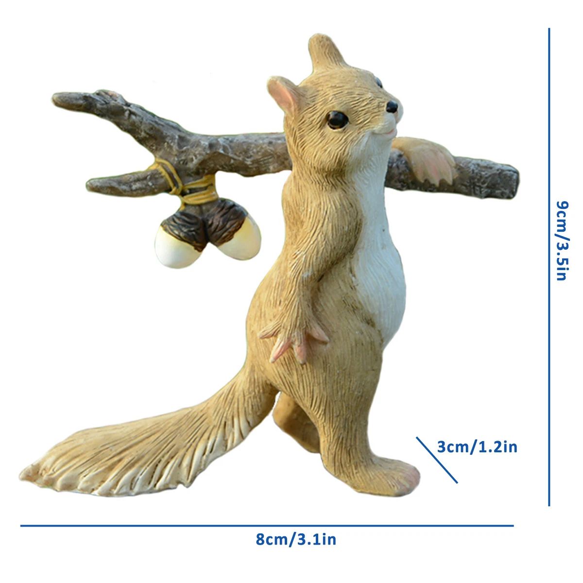 Funny Garden Statue Resin Yard Decor Animal and Gnome Sculpture Wall Mounted Outdoor Ornament