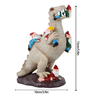 Funny Garden Statue Resin Yard Decor Animal and Gnome Sculpture Wall Mounted Outdoor Ornament