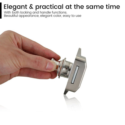 Push Button Cabinet Latch Set Keyless Door Catch for RV Drawers and Cupboards