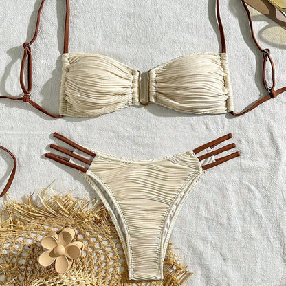 Sexy Brazilian Bikini Set for Women Stylish Swimwear, Beachwear, and Pool Bather