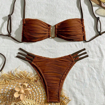 Sexy Brazilian Bikini Set for Women Stylish Swimwear, Beachwear, and Pool Bather