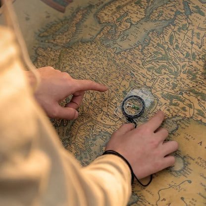 Mini Tactical Compass with Lanyard for Outdoor Survival and Hiking