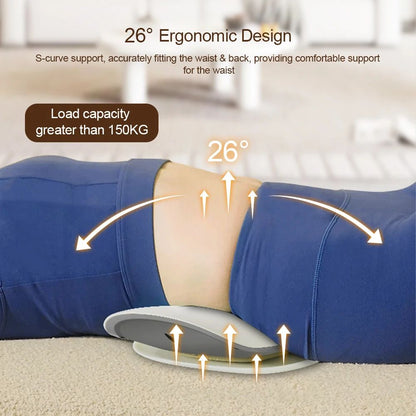 Lumbar Traction Massager Cushion with Electric Waist Support and Relaxation