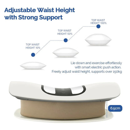 Lumbar Traction Massager Cushion with Electric Waist Support and Relaxation