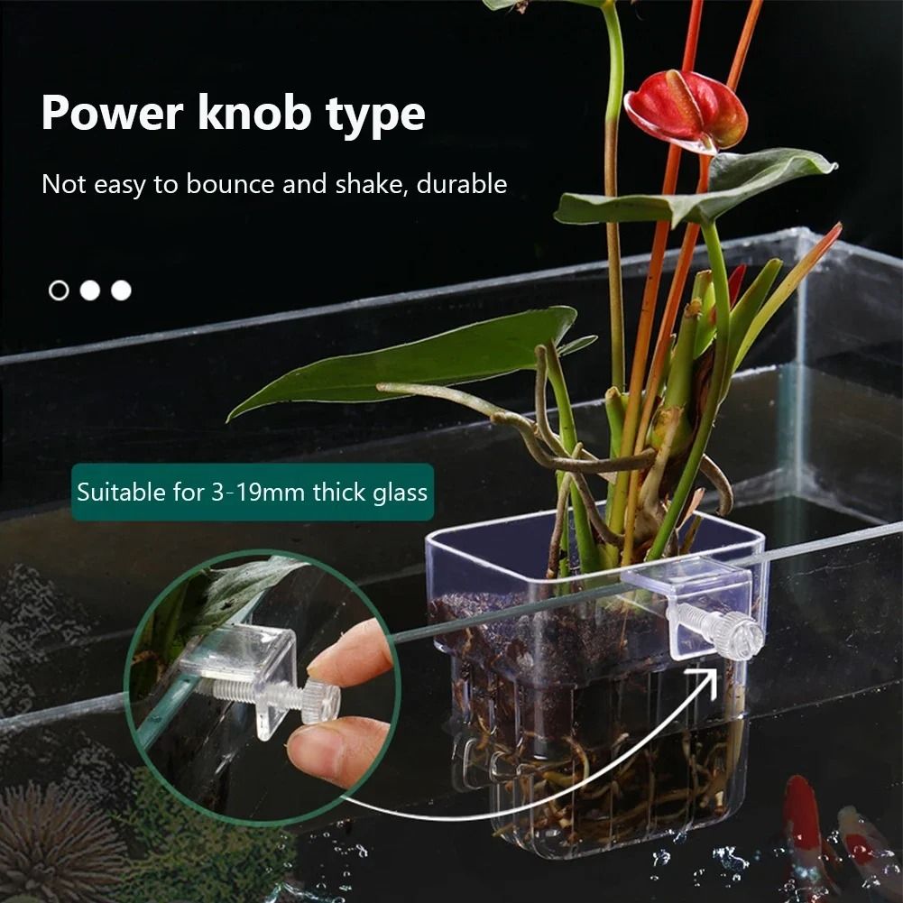 High Clarity Aquatic Plant Suspension Basket