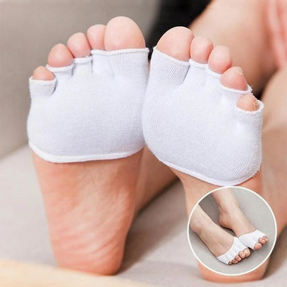 Toe Separator Socks for Foot Alignment & Bunion Relief, Half Toe Yoga Comfort Socks