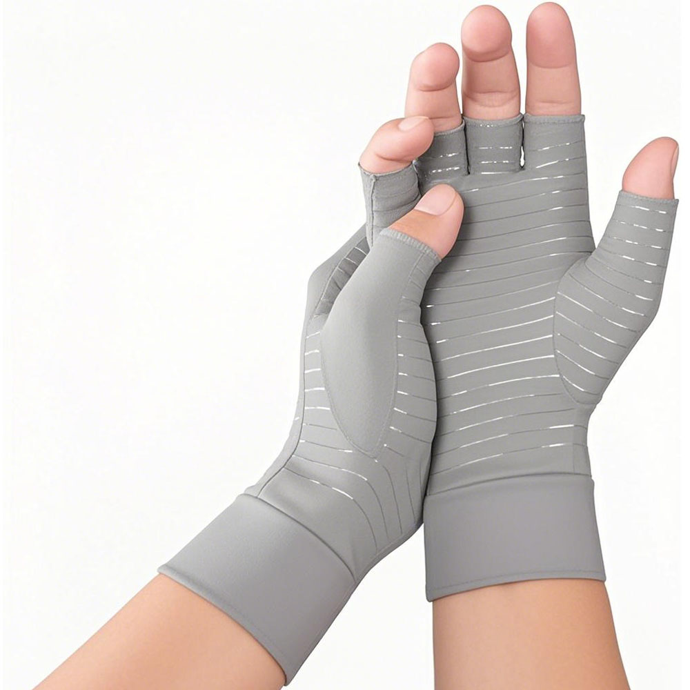 Copper Compression Gloves Full Finger for Arthritis Pain Relief and Daily Support
