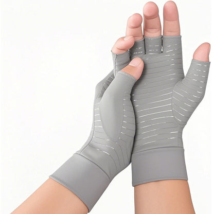 Copper Compression Gloves Full Finger for Arthritis Pain Relief and Daily Support