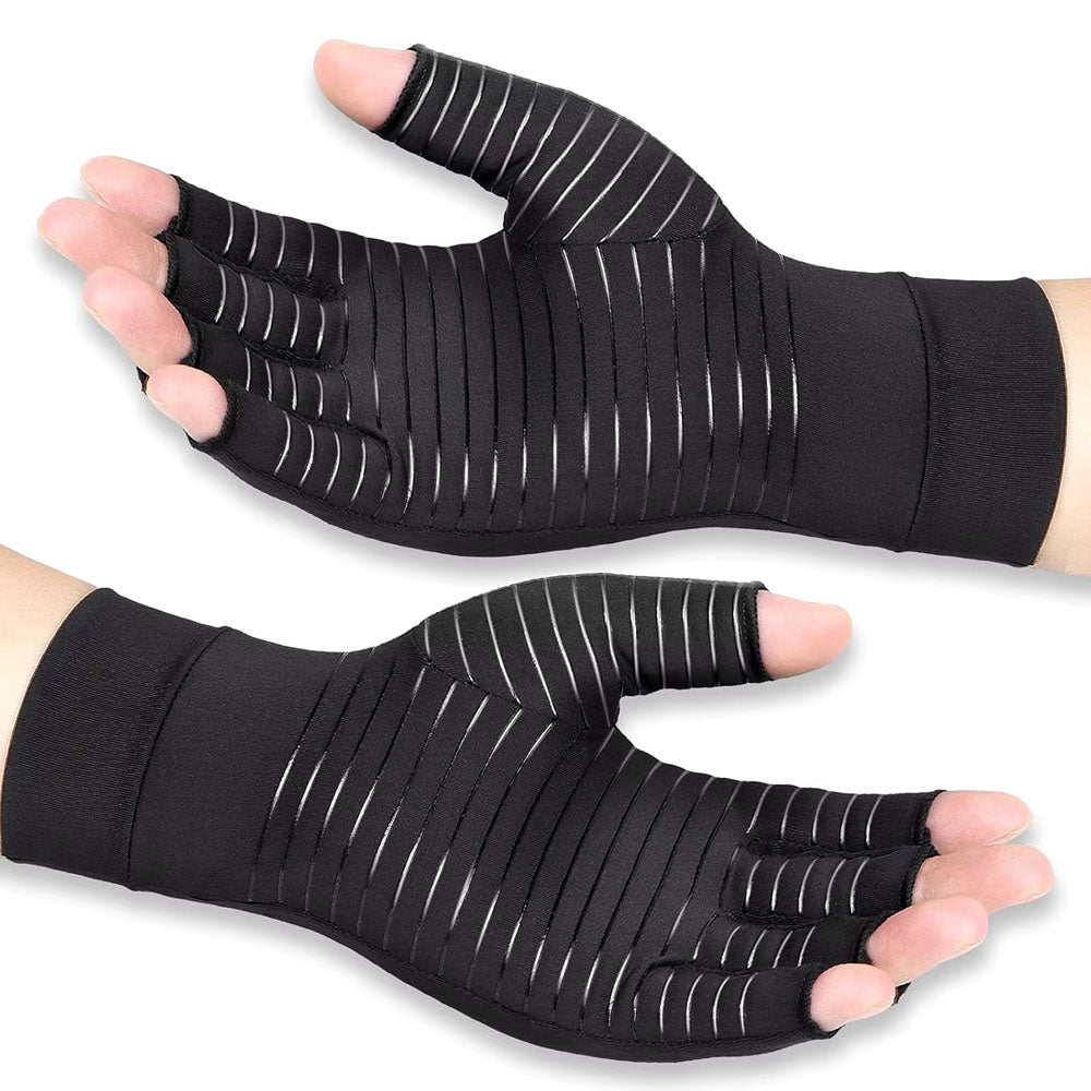 Copper Compression Gloves Full Finger for Arthritis Pain Relief and Daily Support