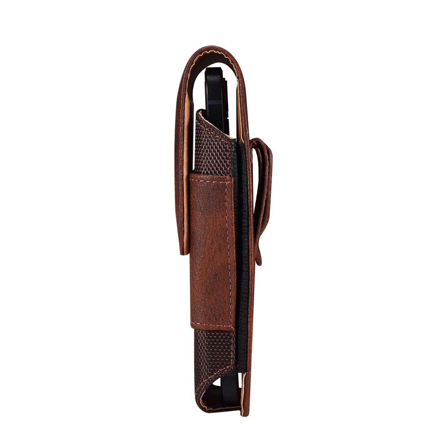 Premium Leather Phone Holster Belt Clip Case for Men Waist Pouch Holder