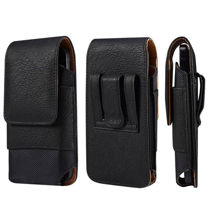 Premium Leather Phone Holster Belt Clip Case for Men Waist Pouch Holder