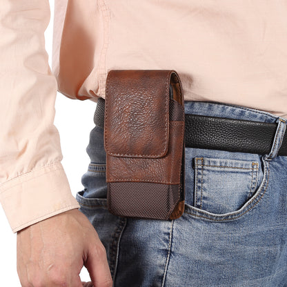 Premium Leather Phone Holster Belt Clip Case for Men Waist Pouch Holder