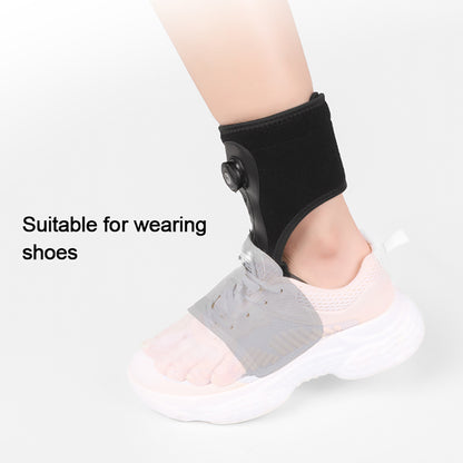 Adjustable Foot Drop Brace Ankle Support Orthosis with Anti-Slip Stabilizer