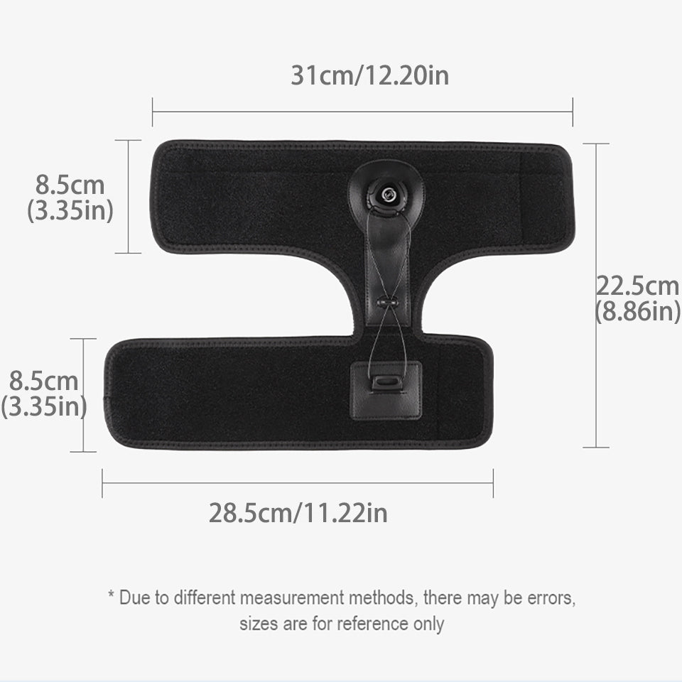 Adjustable Foot Drop Brace Ankle Support Orthosis with Anti-Slip Stabilizer