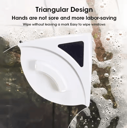 Magnetic Double-Sided Window Cleaner – Strong Grip Glass Cleaning Tool with Safety Rope & Self-Drain System