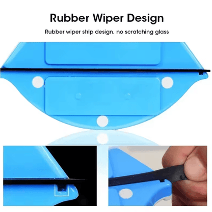 Magnetic Double-Sided Window Cleaner – Strong Grip Glass Cleaning Tool with Safety Rope & Self-Drain System