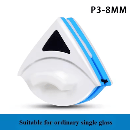Magnetic Double-Sided Window Cleaner – Strong Grip Glass Cleaning Tool with Safety Rope & Self-Drain System