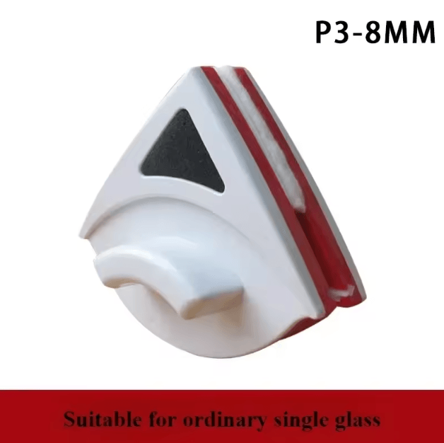 Magnetic Double-Sided Window Cleaner – Strong Grip Glass Cleaning Tool with Safety Rope & Self-Drain System