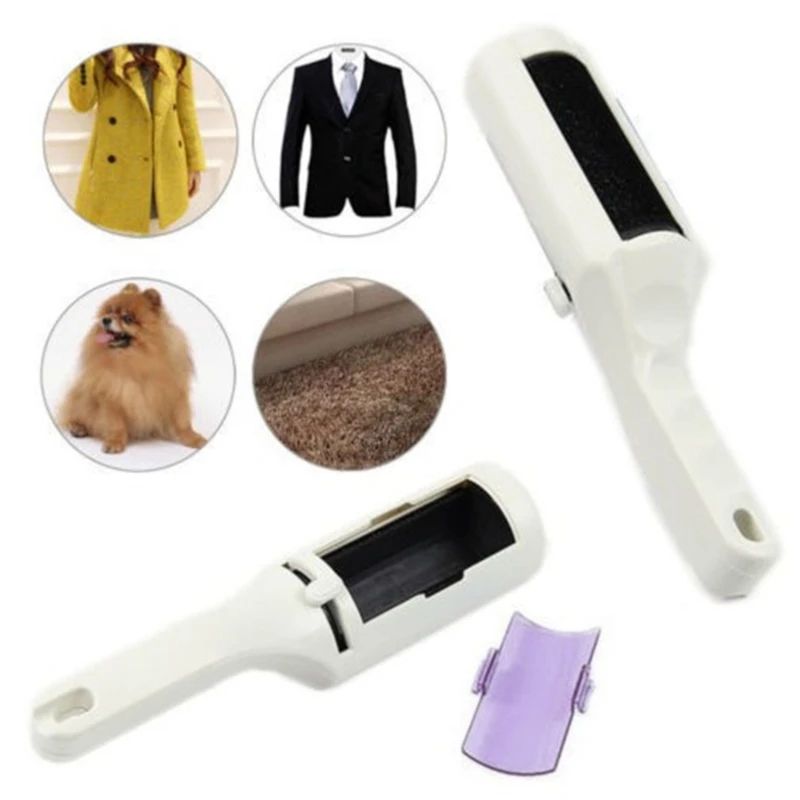Portable Lint Roller Clothes Hair Removal Brush