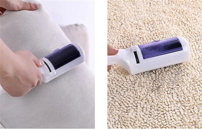 Portable Lint Roller Clothes Hair Removal Brush