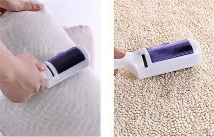 Portable Lint Roller Clothes Hair Removal Brush