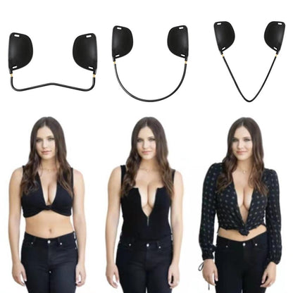 Invisible Push Up Bra Kit for Deep V Dresses Strapless Backless Silicone Adhesive Bra