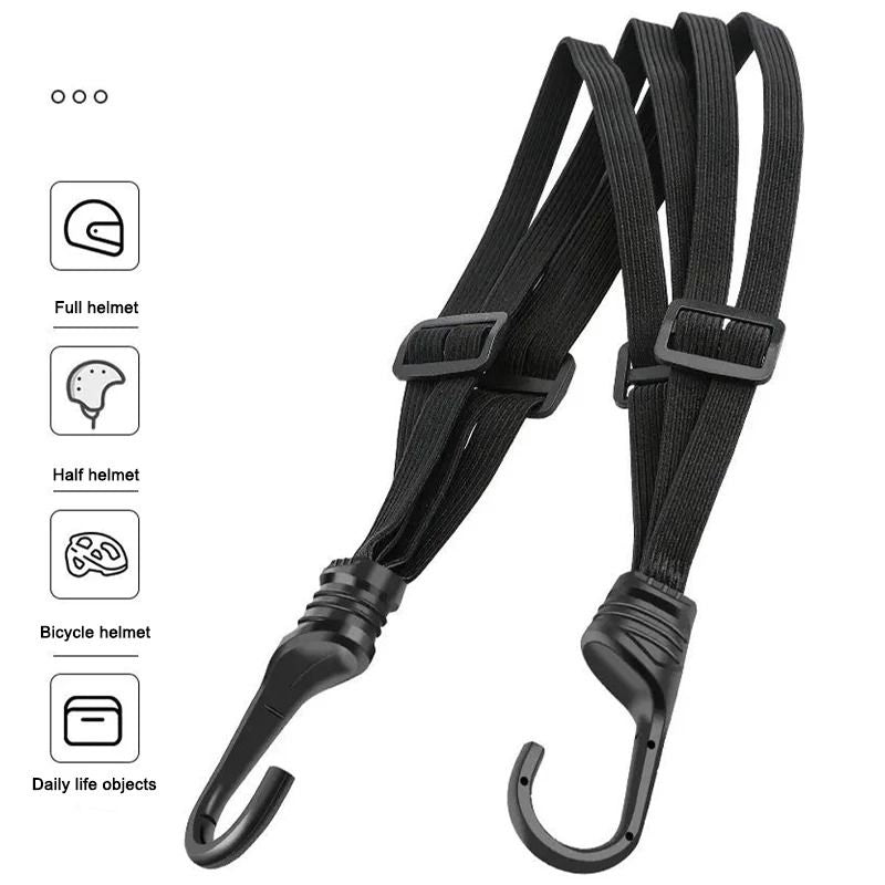 Elastic Motorcycle Helmet Strap Adjustable Cargo Bungee Fixing Rope