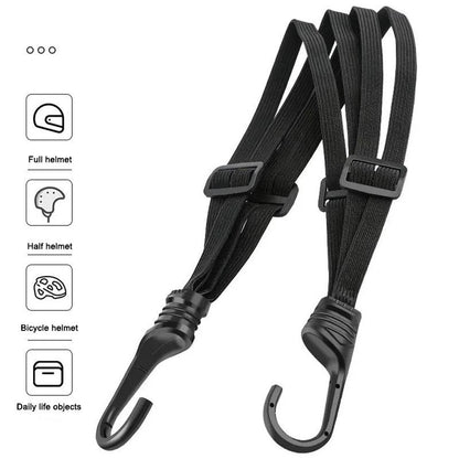 Elastic Motorcycle Helmet Strap Adjustable Cargo Bungee Fixing Rope