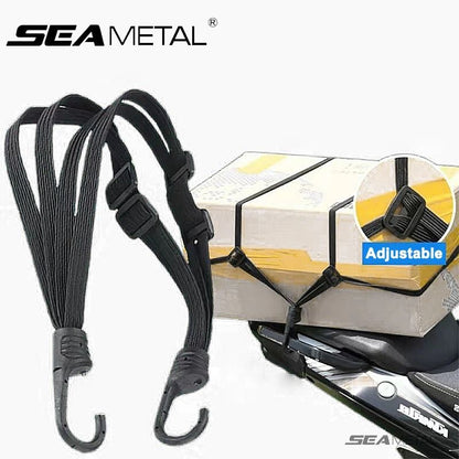 Elastic Motorcycle Helmet Strap Adjustable Cargo Bungee Fixing Rope