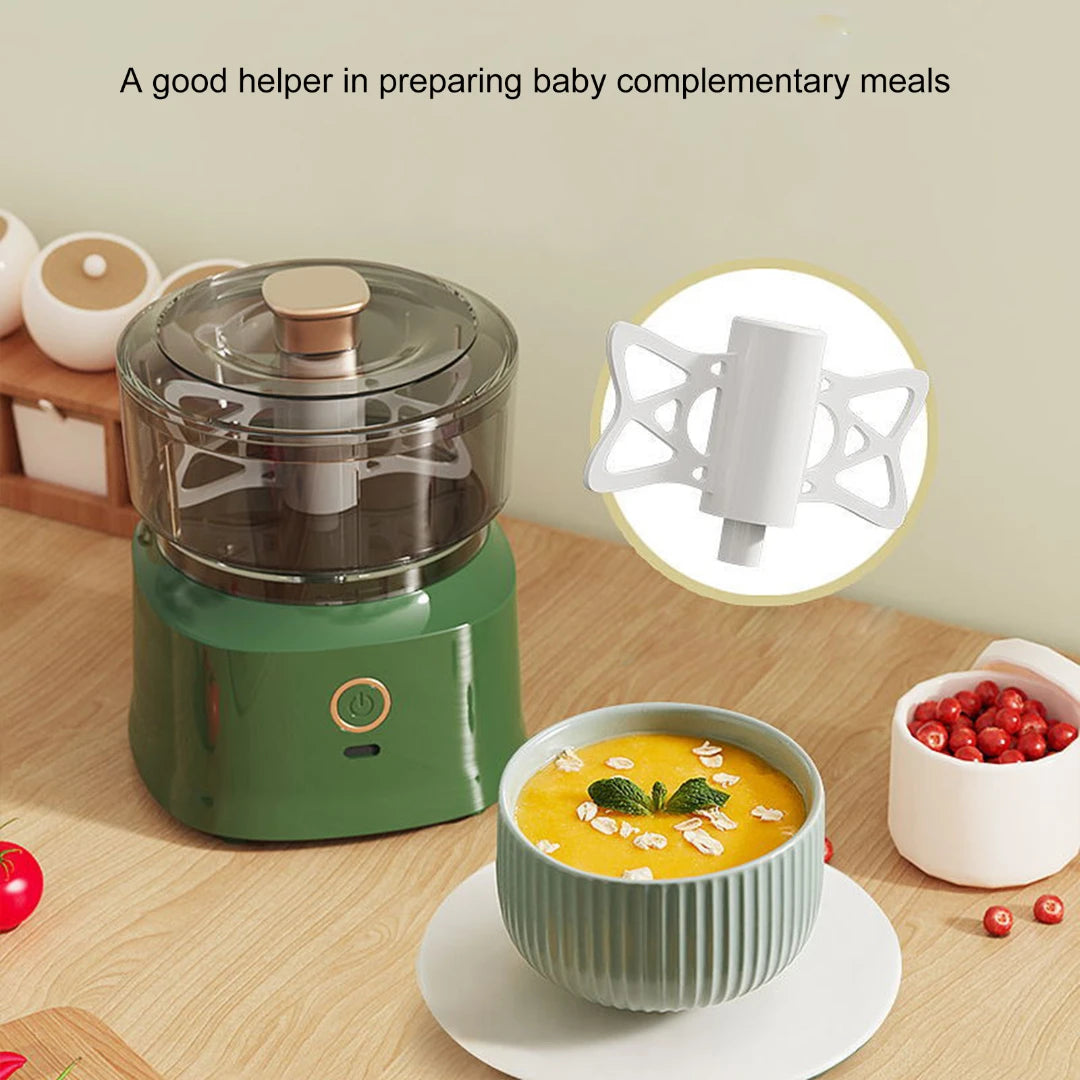 Compact Wireless Electric Mini Food Processor & Mini Meat Grinder Portable Kitchen Food Chopper and Garlic Masher