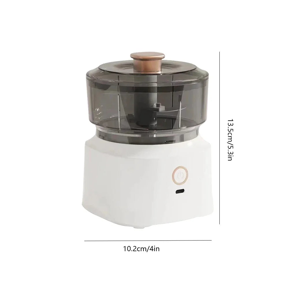 Compact Wireless Electric Mini Food Processor & Mini Meat Grinder Portable Kitchen Food Chopper and Garlic Masher