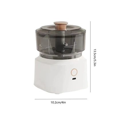 Compact Wireless Electric Mini Food Processor & Mini Meat Grinder Portable Kitchen Food Chopper and Garlic Masher