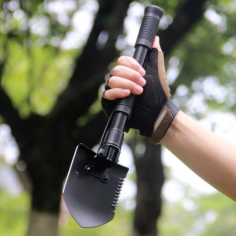 Multi-Functional Military Shovel – Manganese Steel, Heavy Duty Outdoor Camping & Survival Tool