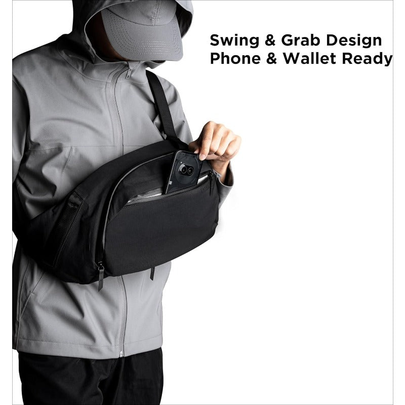 Versatile Everyday Sling Backpack with Water Bottle Holder and Tablet Pocket