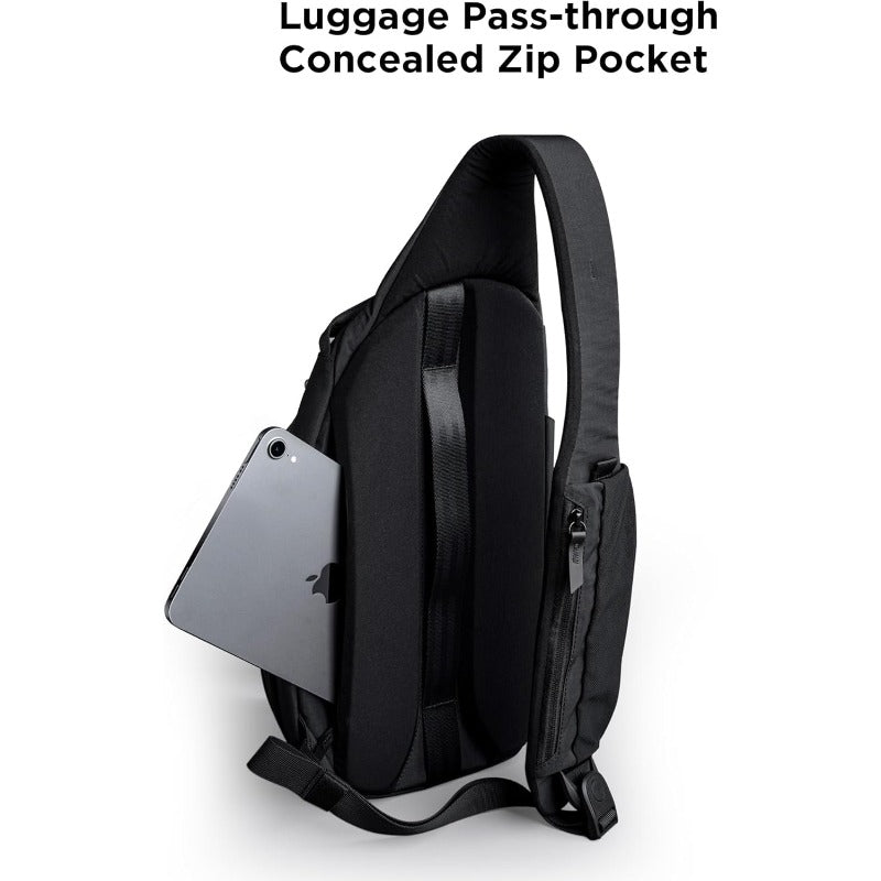 Versatile Everyday Sling Backpack with Water Bottle Holder and Tablet Pocket