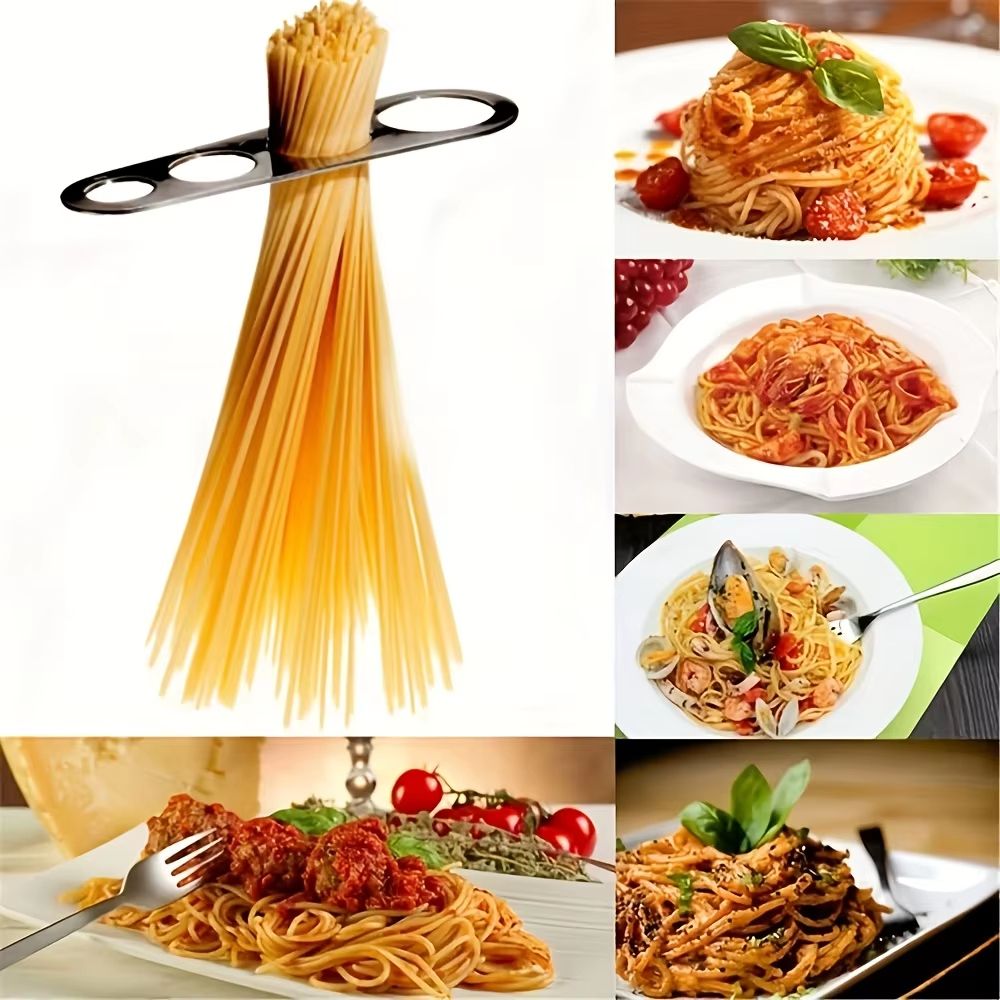 Stainless Steel 4 Hole Pasta Measuring Tool for Perfect Portion Control