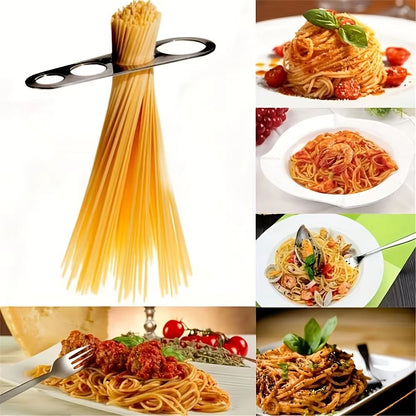 Stainless Steel 4 Hole Pasta Measuring Tool for Perfect Portion Control