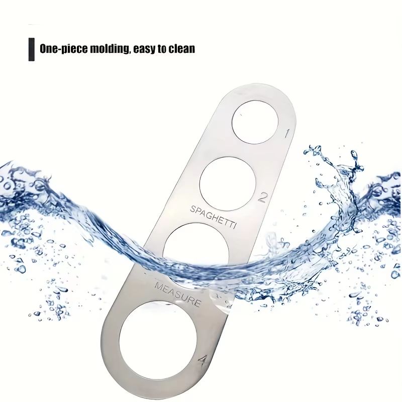 Stainless Steel 4 Hole Pasta Measuring Tool for Perfect Portion Control