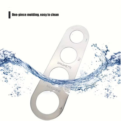Stainless Steel 4 Hole Pasta Measuring Tool for Perfect Portion Control