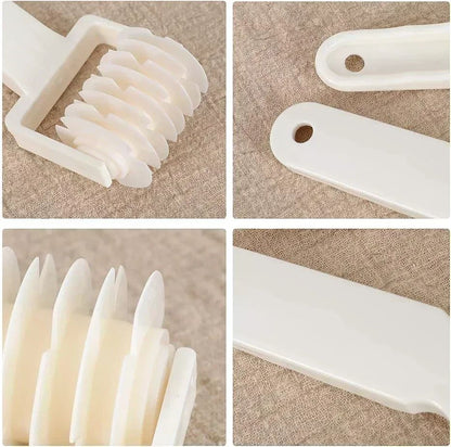 Creative Lattice Roller Cutter for Perfect Pastry & Pizza Dough Designs