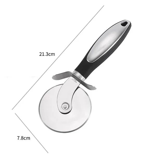 Stainless Steel Pizza Cutter Wheel – Heavy-Duty Dough & Pastry Slicer