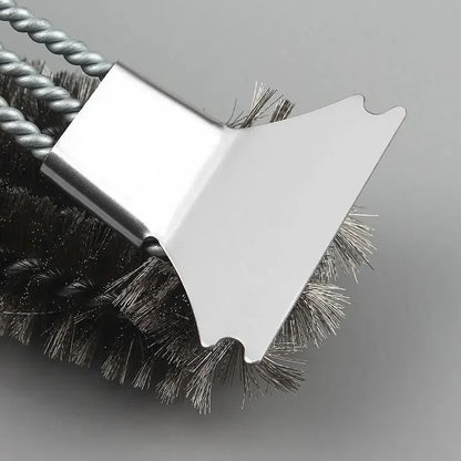 18 Inch Grill Brush and Scraper – Heavy-Duty Stainless Steel Grill Brush for Fast BBQ Cleaning